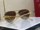 Copy Panthere Cartier Aviator Sunglasses Brown Fading lens (7)_th.jpg